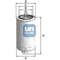 Ufi Kraftstofffilter 24.312.00