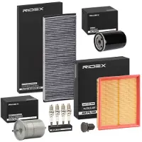 RIDEX Inspektionspaket Filterset für AUDI A4 Limousine (8D2, B5) A4 Avant (8D5, B5) für VW PASSAT Variant (3B5) PASSAT (3B2)