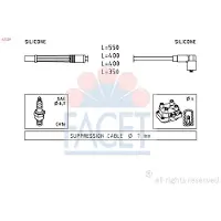 Facet 4.7229 Zündkabelsatz Zündleitungssatz für RENAULT Clio III Schrägheck (BR0/1, CR0/1) TWINGO II (CN0) TWINGO I (C06) MODUS / GRAND MODUS (F/JP0)