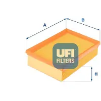 Ufi Luftfilter 30.609.00 für OPEL Mokka / Mokka X (J13) Filtereinsatz