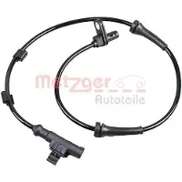 METZGER ABS Sensor Raddrehzahl Vorne für SMART FORTWO Coupe (451) 09001230