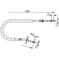 Bosch Seilzug, Feststellbremse 1 987 477 703