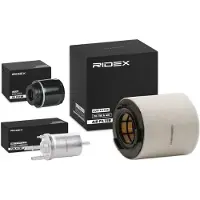 RIDEX Filterset Inspektionspaket Filtersatz für VW Polo Schrägheck (6R1, 6C1) für SKODA Fabia II Schrägheck (542) Fabia II Combi (545) für SEAT