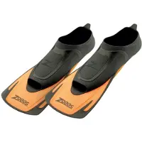 Zoggs Schwimmflosse Energy Fin Schwarz Orange, Größe 38 - EUR