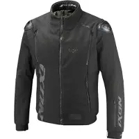 Ixon Pulsion Schwarz Wasserdichte Motorrad Textiljacke Größe L