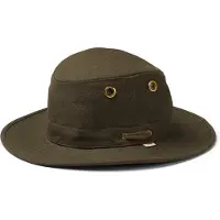 Tilley Hut Hemp Hat TH5 Herren Green Olive-Größe 57