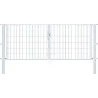 Alberts Zaundoppeltür "Flexo" 300 cm Breite (150cm + 150cm), in versch. Höhen