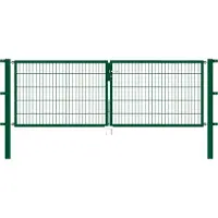 Alberts Zaundoppeltür "Flexo" 300 cm Breite (150cm + 150cm), in versch. Höhen
