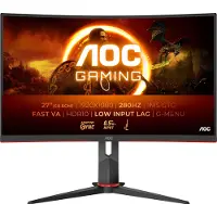 AOC G2 C27G2Z3/BK, 68,6 cm (27"), 1920 x 1080 Pixel, Full HD, LED, 1 ms, Schwarz, Rot