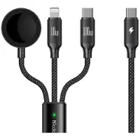 Mcdodo Induktives Ladegerät für Apple Watch, 3in1 Kabel für iPhone MacBook, 100W