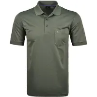 Ragman Herren Poloshirt - Oberteil, Softknit-Polo, Baumwollmischung, Brusttasche, Knopfleiste, kurz, einfarbig