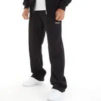Avant Garde Herren Jogginghose Gerade Beine Schwarz
