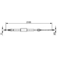 Bosch Seilzug, Feststellbremse 1 987 482 635