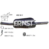 ERNST Endschalldämpfer 052061