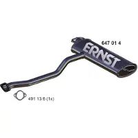 ERNST 647014 Endschalldämpfer für KIA SPORTAGE (SL) Auspuff