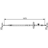 Bosch Seilzug, Feststellbremse 1 987 482 505