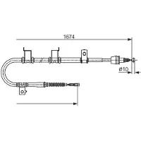 Bosch Seilzug, Feststellbremse 1 987 482 714
