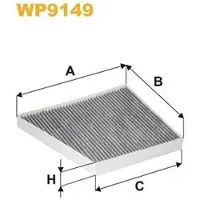 WIX FILTERS Filter, Innenraumluft WP9149