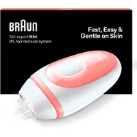 Braun Silk-expert Mini PL1000 IPL, Pink, Weiß, Lichtimpulstechnologie (IPL), AC