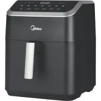 Midea MAD55000ADK Heißluftfritteuse, energiesparend und zeiteffizient, 5,5 L, Schwarz