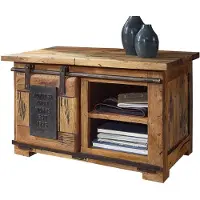 Massivart Couchtisch Truhe Mango Massivholz Breite 76 cm - EMANUEL