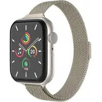 IMoshion Mailandisches schlankes Armband für Apple Watch | 38/40/41/42 mm - Champagne