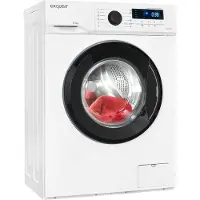 Exquisit Waschmaschine WA8014-020A weiss | 8 kg Fassungsvermögen | Energieeffizienzklasse A | 12 Waschprogramme | Kindersicherung | Startzeitvorwahl