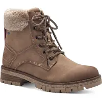 s.Oliver Damenschuhe Stiefel Schnürer Braun Freizeit