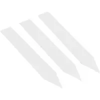 Combicraft PVC Stecketiketten 120 x 20 mm Weiß - Verpackt pro 100 Stück