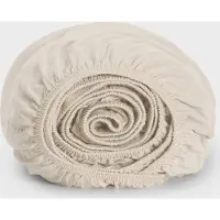 Yumeko Spannbettlaken Jersey Baumwolle 160x200 Weiß - Eco, Bio & Fairtrade