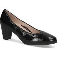 Caprice Damen Lederpumps der Extraklasse in Weite G 9-22400-43, Größe:38 EU, Farbe:Schwarz