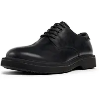 Camper für Herren. K100998-001 Norman Lederschuhe schwarz (40), Wohnung, Schnürsenkel, Lässig