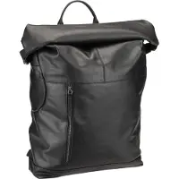 The Chesterfield Brand Leder Freizeitrucksack Rucksack mit Laptopfach Liverpool Backpack Black schwarz