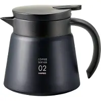 Hario Insulated Server V60-02 Edelstahl 600 ml schwarz