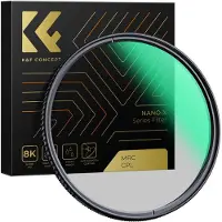 K&F Concept 58MM CPL Filter Super Slim Circular Polarizing Filter with 28 Layer Green Coated, HD, Waterproof, An