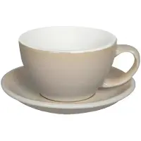 Loveramics Egg - Cafe Latte 300 ml Cup and Saucer - Ivory