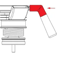 9Barista Lower handle bush