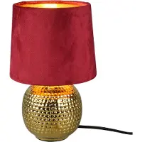 TRIO - Tischlampe SOPHIA - Gold - 16x16x26 cm