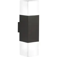 TRIO Leuchten - Moderne quadratische Außen Wandleuchte anthrazit inkl. LED - Hudson I Außenbeleuchtung - Aluminium Länglich - LED geeignet E14