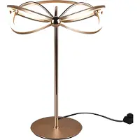 TRIO Moderne LED Tischlampe CHARIVARI Messing matt, Höhe 50cm