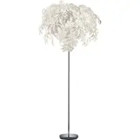 TRIO - Stehlampe LEAVY - Grau - 70x70x180 cm