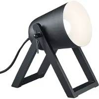 TRIO Tischlampe Marc schwarz