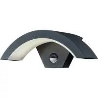 TRIO Leuchten LED Sensor-Außen-Wandleuchte Ohio, anthrazit warmweiß Bewegungsmelder