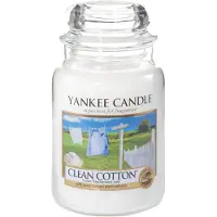 Yankee candle Raumdüfte Duftkerzen Clean Cotton Classic Large Glass
