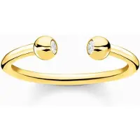 Thomas Sabo - TR2319-414-14-56 - Ring Gr. 56 - Silber - Gelbgold - Zirkonia - Klar