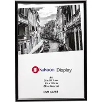 Kokoon Display Bilderrahmen A4, PVC schwarz, 21x29.7x1.7 cm