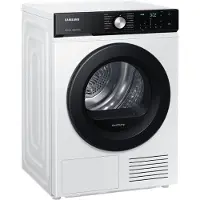 Samsung DV8GBBA225AEEG, Freistehend, Frontlader, Wärmepumpe, Schwarz, Weiß, Drehregler, Berührung, Schwarz