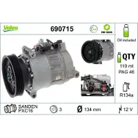 Valeo Kompressor, Klimaanlage RE-GEN - AT 690715