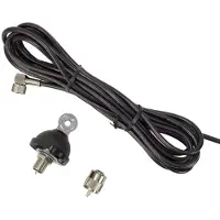 Pni Fc27 Rg58 + Pl259-stecker Kabel 4 M Schwarz Schwarz One Size