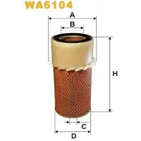WIX FILTERS Luftfilter WA6104